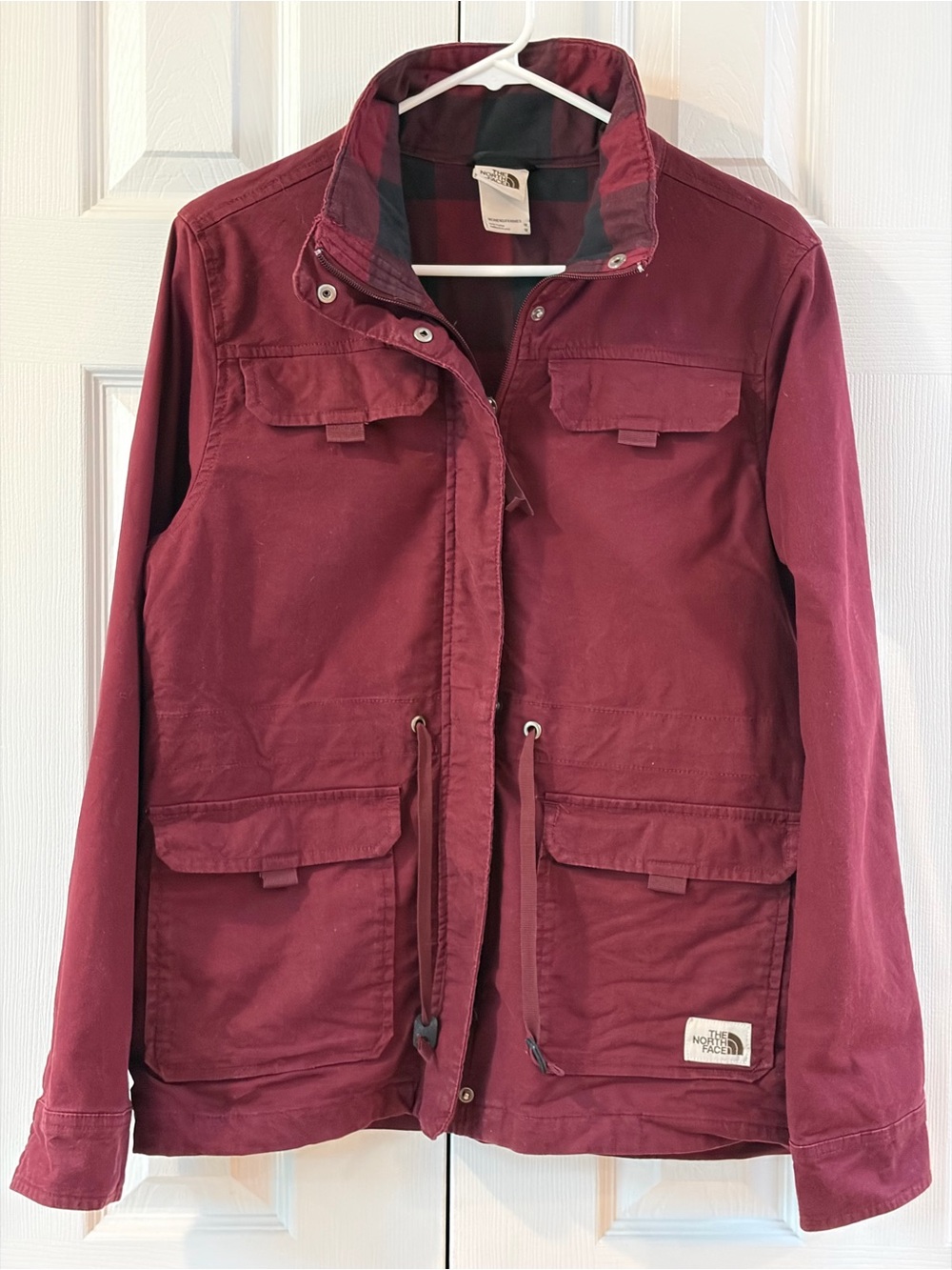 North Face Maroon Utility Jacket Size M
